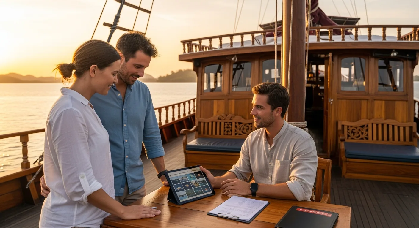 Phinisi Fleet Komodo — Vessel Specs, Cabin, Bugis Crew